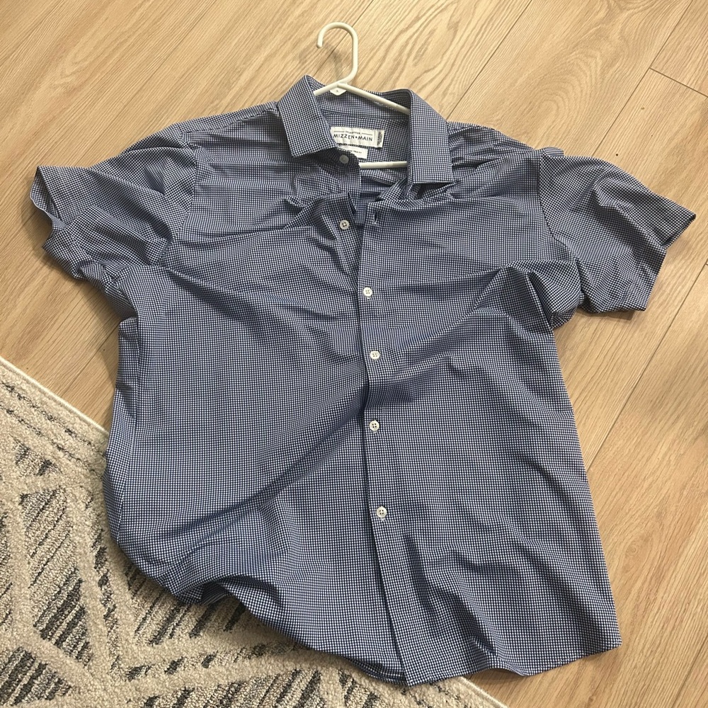 Mizzen + Main Short sleeve Button Down